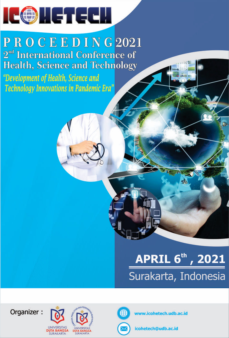 					View 2021: Proceeding of the 2nd International Conference Health, Science And Technology (ICOHETECH)
				