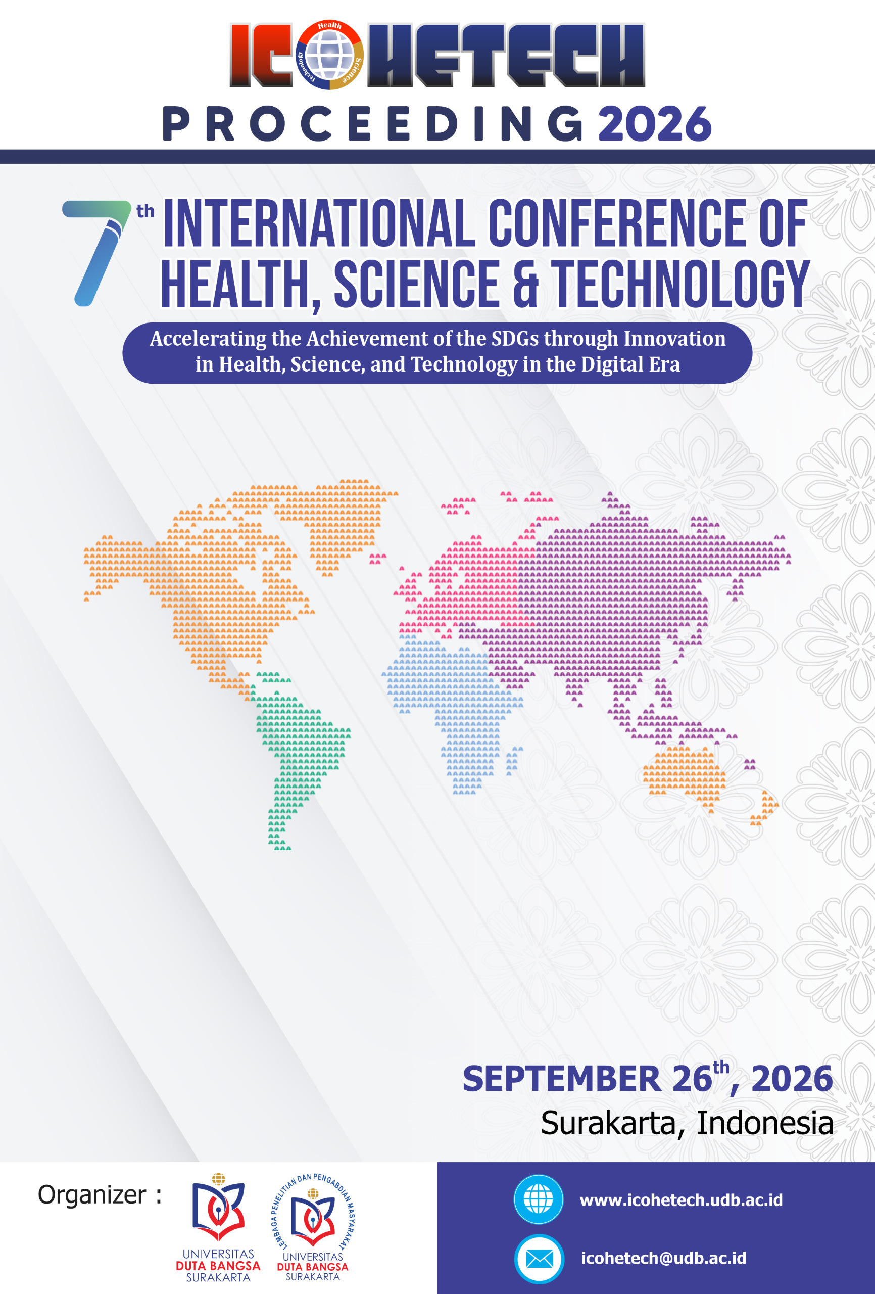 					View 2026: Proceeding of the 7th International Conference Health, Science And Technology (ICOHETECH)
				